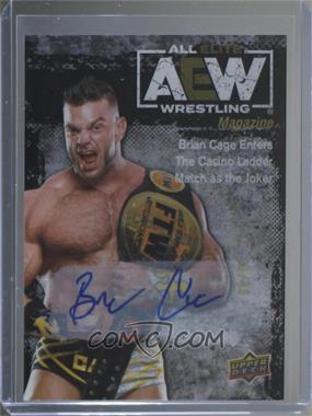 2021 Upper Deck AEW All Elite Wrestling - [Base] - Pyro Autographs #82 - AEW Magazine - Brian Cage /25