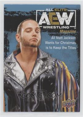 2021 Upper Deck AEW All Elite Wrestling - [Base] #93 - AEW Magazine - Matt Jackson