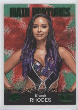 2021 Upper Deck AEW All Elite Wrestling - Main Features - Green #MF-15 - Brandi Rhodes /199