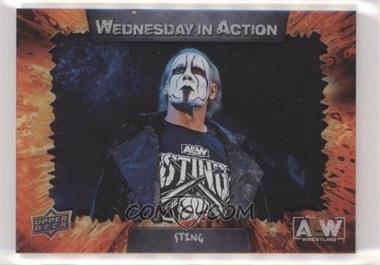 2021 Upper Deck AEW All Elite Wrestling - Wednesday in Action #WIA-27 - Sting