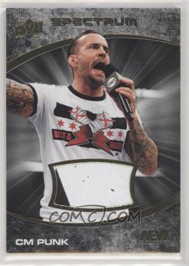 2021 Upper Deck AEW Spectrum - [Base] - Dark Memorabilia #17 - CM Punk /25