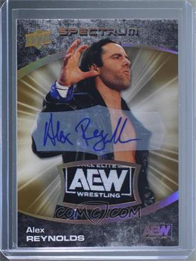 2021 Upper Deck AEW Spectrum - [Base] - Gold Memorabilia Autographs #89 - Alex Reynolds /1