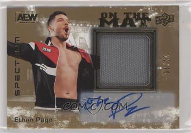 2021 Upper Deck AEW Spectrum - On the Mat - Relic Autographs #OTM-2 - Ethan Page /25