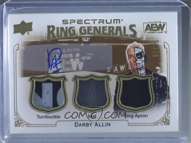 2021 Upper Deck AEW Spectrum - Ring Generals - Relics Autographs #RL-3 - Darby Allin /16
