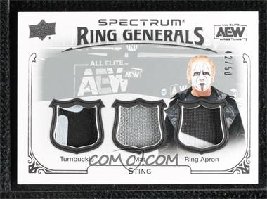 2021 Upper Deck AEW Spectrum - Ring Generals - Relics #RL-13 - Sting /50