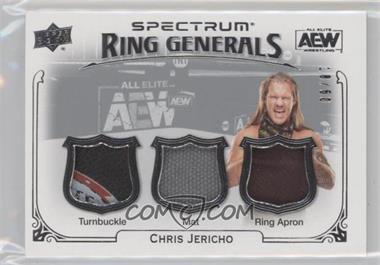 2021 Upper Deck AEW Spectrum - Ring Generals - Relics #RL-24 - Chris Jericho /50