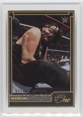 2022 Panini Chronicles WWE - [Base] - Gold #480 - One - Mankind /10