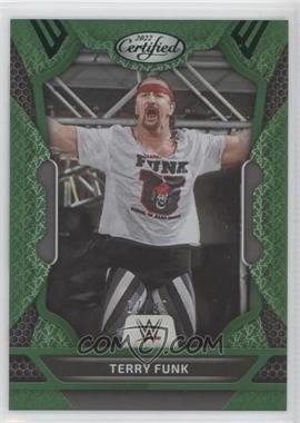 2022 Panini Chronicles WWE - [Base] - Green #222 - Certified - Terry Funk /99