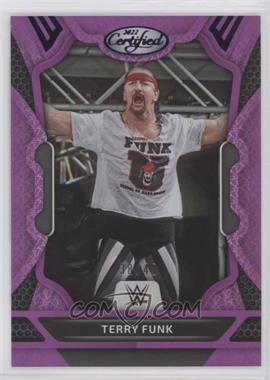 2022 Panini Chronicles WWE - [Base] - Purple #222 - Certified - Terry Funk /49