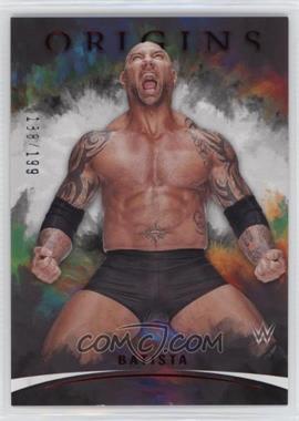 2022 Panini Chronicles WWE - [Base] - Red #137 - Origins - Batista /199