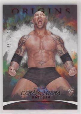 2022 Panini Chronicles WWE - [Base] - Red #137 - Origins - Batista /199