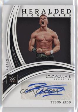 2022 Panini Immaculate Collection WWE - Heralded Signatures #HS-TKD - Tyson Kidd /99