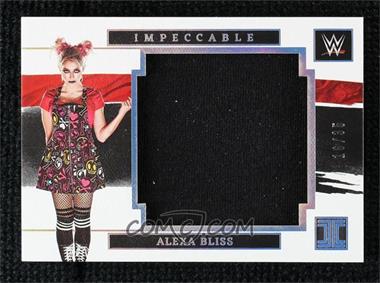 2022 Panini Impeccable WWE - Impeccable Jumbo Materials #JM-AXB - Alexa Bliss /35