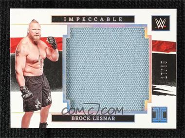 2022 Panini Impeccable WWE - Impeccable Jumbo Materials #JM-BLS.2 - Brock Lesnar /35 [EX to NM]