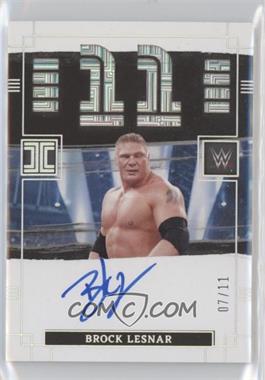 2022 Panini Impeccable WWE - Impeccable WrestleMania Signatures #IW-BLS - Brock Lesnar /11