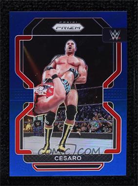 2022 Panini Prizm WWE - [Base] - Blue Prizm #171 - Cesaro /199