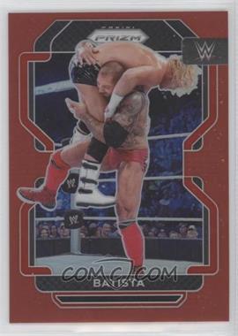 2022 Panini Prizm WWE - [Base] - Red Prizm #196 - Batista /299