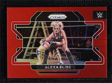 2022 Panini Prizm WWE - [Base] - Red Prizm #37 - Alexa Bliss /299