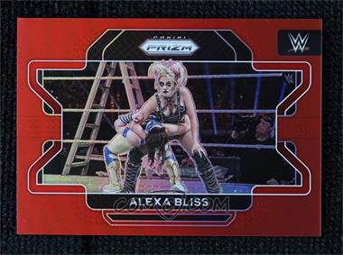 2022 Panini Prizm WWE - [Base] - Red Prizm #37 - Alexa Bliss /299