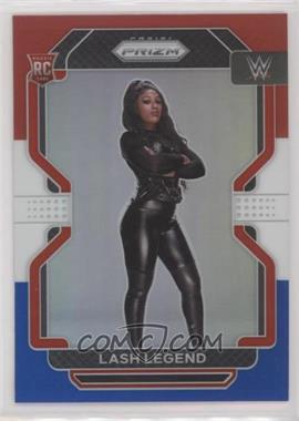 2022 Panini Prizm WWE - [Base] - Red White & Blue Prizm #151 - Lash Legend