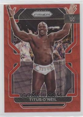 2022 Panini Prizm WWE - [Base] - Ruby Wave Prizm #183 - Titus O'Neil