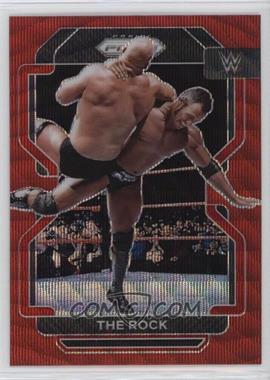 2022 Panini Prizm WWE - [Base] - Ruby Wave Prizm #191 - The Rock