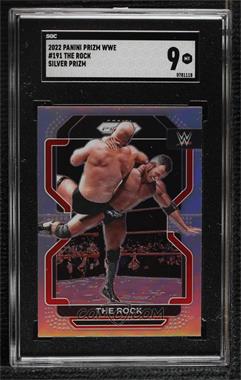 2022 Panini Prizm WWE - [Base] - Silver Prizm #191 - The Rock [SGC 9 MINT]