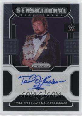 2022 Panini Prizm WWE - Sensational Signatures #SS-TDB - Million Dollar Man Ted DiBiase