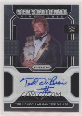 2022 Panini Prizm WWE - Sensational Signatures #SS-TDB - Million Dollar Man Ted DiBiase