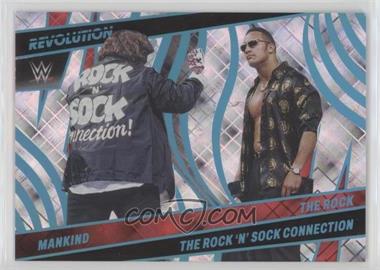 2022 Panini Revolution WWE - [Base] - Cosmic #137 - Tag Teams - Mankind, The Rock /149
