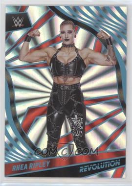 2022 Panini Revolution WWE - [Base] - Sunburst #100 - Rhea Ripley /99