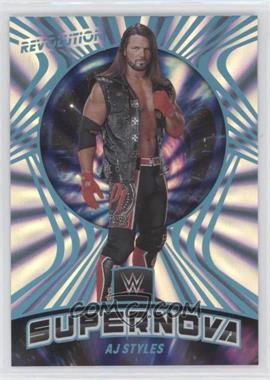 2022 Panini Revolution WWE - Supernova - Sunburst #25 - AJ Styles /99