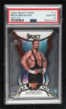 2022 Panini Select WWE - NXT 2.0 #11 - Bron Breakker [PSA 10 GEM MT]