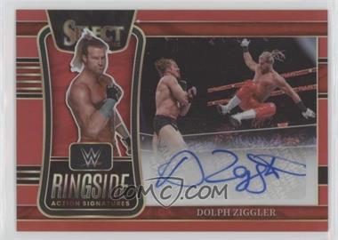 2022 Panini Select WWE - Ringside Action Signatures - Red Prizm #RA-DZG - Dolph Ziggler /99