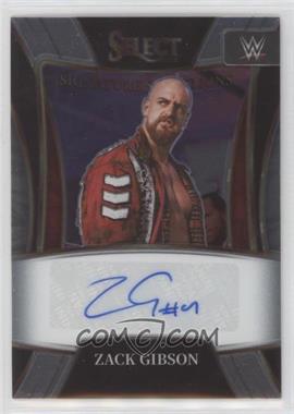 2022 Panini Select WWE - Signature Selections #SN-ZGB - Zack Gibson