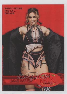 2022 Skybox Metal Universe AEW All Elite Wrestling - 1997-98 Retro - Precious Metal Gems Red #R-47 - Jamie Hayter /90