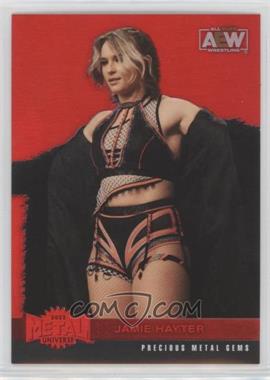 2022 Skybox Metal Universe AEW All Elite Wrestling - [Base] - Precious Metal Gems Red #136 - High Series - Jamie Hayter /90