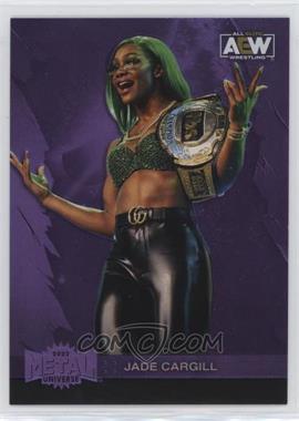 2022 Skybox Metal Universe AEW All Elite Wrestling - [Base] - Purple Spectrum #111 - High Series - Jade Cargill /199