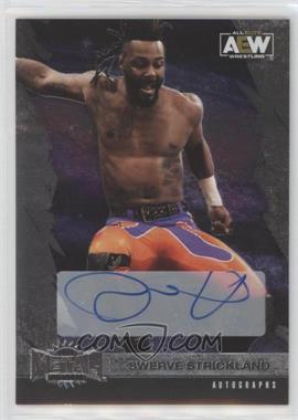 2022 Skybox Metal Universe AEW All Elite Wrestling - [Base] - Silver Autographs #90 - Swerve Strickland