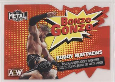2022 Skybox Metal Universe AEW All Elite Wrestling - Bonzo Gonzo #BG-12 - Buddy Matthews