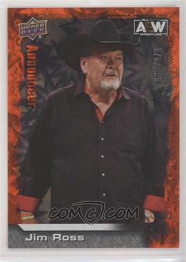 2022 Upper Deck AEW All Elite Wrestling - [Base] - Dynamite #91 - Crew - Jim Ross /299