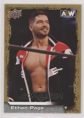 2022 Upper Deck AEW All Elite Wrestling - [Base] - Gold #8 - Ethan Page