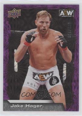 2022 Upper Deck AEW All Elite Wrestling - [Base] - Purple Pyro #18 - Jake Hager /199