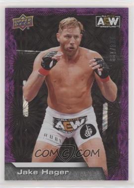 2022 Upper Deck AEW All Elite Wrestling - [Base] - Purple Pyro #18 - Jake Hager /199