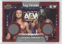 Tag Teams - Jungle Boy, Luchasaurus #/25