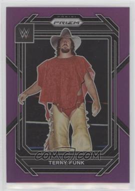 2023 Panini Prizm WWE - [Base] - Purple Prizm #114 - Terry Funk /149