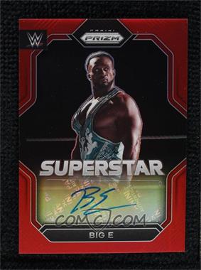 2023 Panini Prizm WWE - Superstar Autographs - Red Prizm #SA-BGE - Big E /99