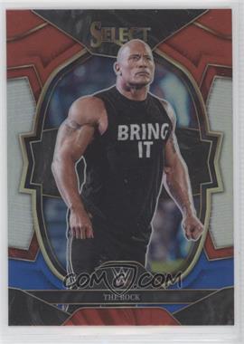 2023 Panini Select WWE - [Base] - Red & Blue Prizm #31 - Concourse - The Rock