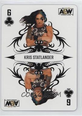 2023 Upper Deck AEW All Elite Wrestling - Double or Nothing Playing Cards #6C - Kris Statlander - 6 of Clubs