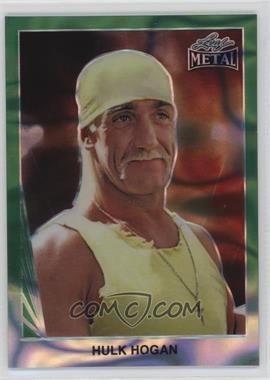 2024 Leaf Metal Legends - 1990 Leaf Base - Green Lava #90B-14 - Hulk Hogan /5